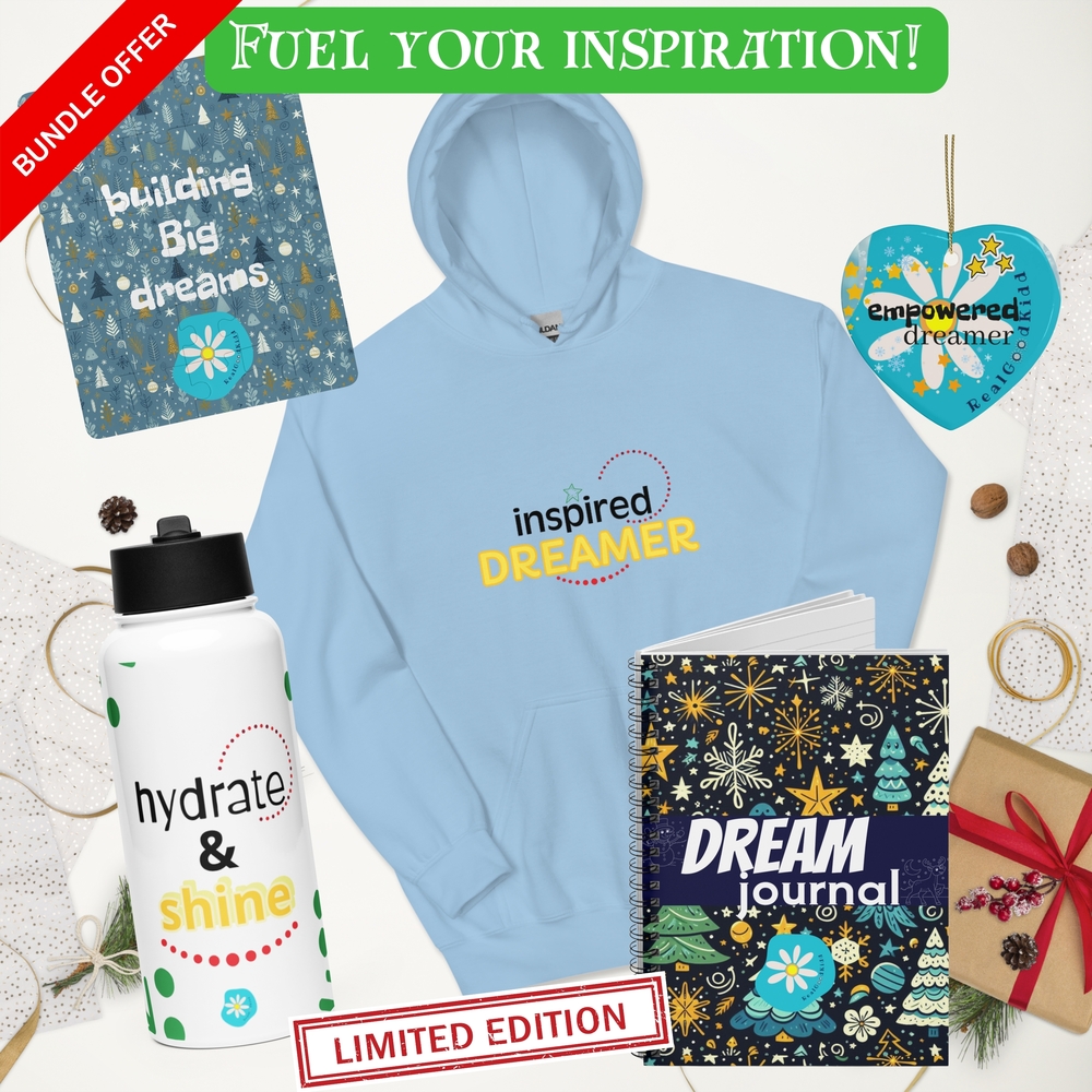 Inspired Dreamer Hoodie and Dream Journal Bundle